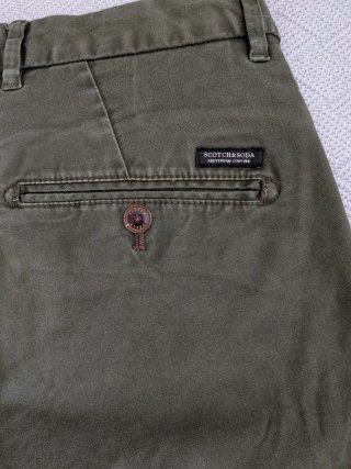 Bermudas hombre Scotch & Soda verde oliva