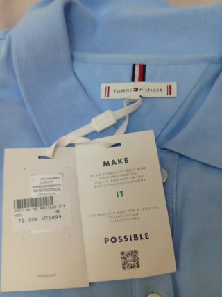 Camiseta Polo Tommy Hilfiger Azul