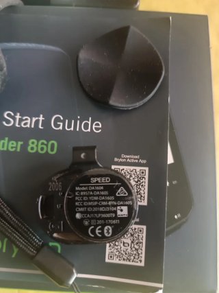 Bryton Rider 860 GPS con sensor de velocidad