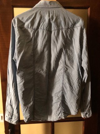 Camisa vaquera Pull&Bear azul