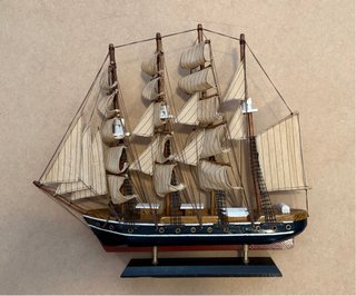 Maqueta velero madera