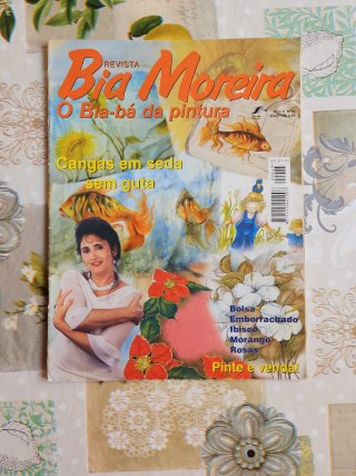 5 Revistas de pintura en tela de Bia Moreira