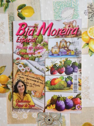 5 Revistas de pintura en tela de Bia Moreira