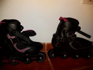 Patines en línea talla 39 + Casco