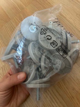 Piezas de mueble IKEA Besta (plata)