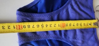 Braguita bikini azul y multicolor tallas 44