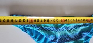 Braguita bikini azul y multicolor tallas 44