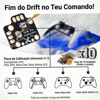 Placa de Calibração Drift Fix v1.5 (Pack 10)