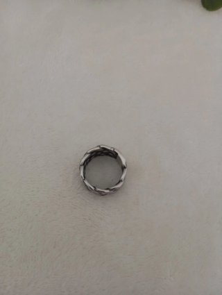 Anillo Plata Trenzado Hombre