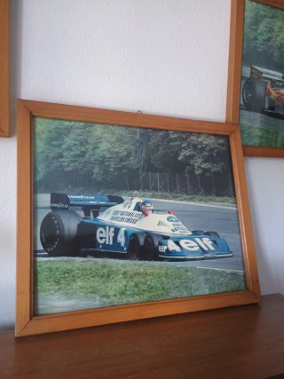Tre cornici foto F1 vintage