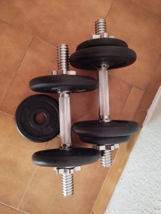 Kit Mancuernas Ajustables 20kg (2x10kg)