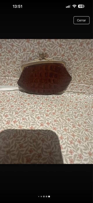 Bolso Vintage Piel Serpiente Años 50