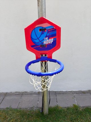 Canasta de Baloncesto Infantil Roja y Azul