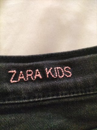 Gonna in denim nera Zara Kids
