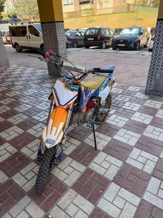 Rebel Master 140cc Motocross Azul/Naranja