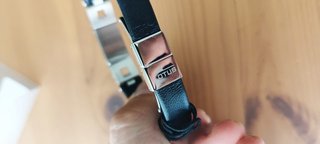 Pulsera Lotus Acero Negro Hombre