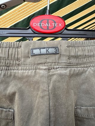 Pantalón Cargo Bershka Talla L Verde Militar