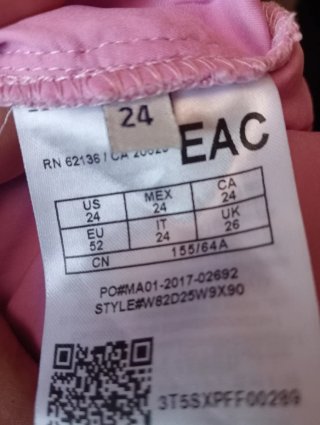 Abito Pizzo Rosa - Guess