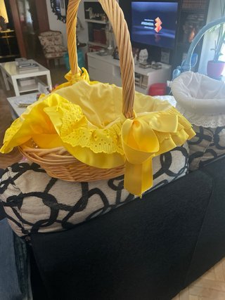 4 Cestas Decorativas Bodas/Comuniones/Bautizos