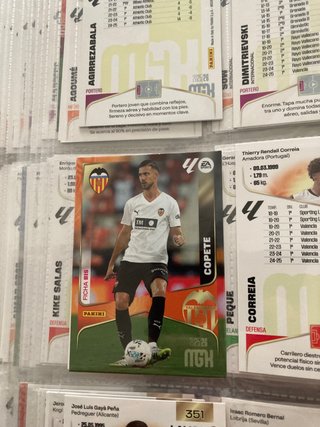 Cromos Panini La Liga - VALENCIA 3