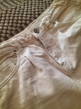 Gonna in denim Mango crema per bambine