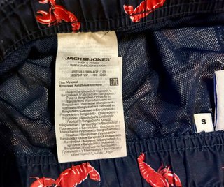 Bañador estampado cangrejos Jack & Jones, talla S