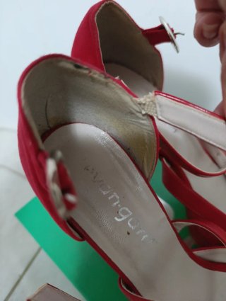 Scarpe rosse con tacco