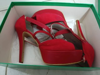 Scarpe rosse con tacco