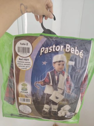 Disfraz Pastor Bebé Talla 2