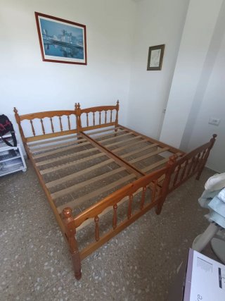 Estructura de camas/litera de pino
