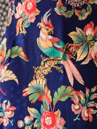 Vestido largo midi de Desigual. Talla M
