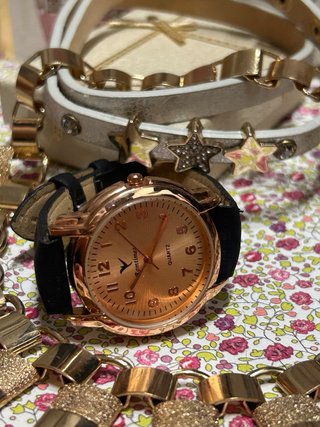 Conjunto bisutería Romtimes con reloj