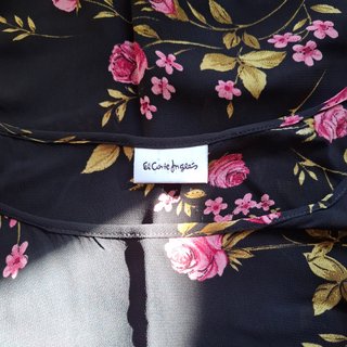 Top floral El Corte Inglés talla única