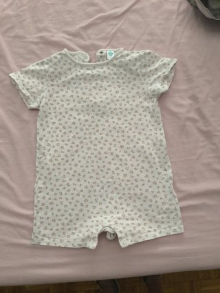 Pijama verano niña estampado floral