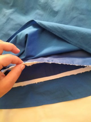 Vestito corto per bambina Zara Kids blu