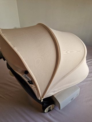 Capota Bugaboo Bee 3 Blanco Off-White Extensible