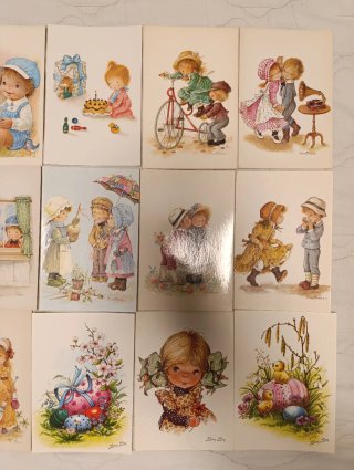 Lote Postales Vintage  Constanza Mary may