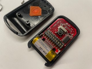 Telecomando cancello 10din / 300 Mhz / Fixed Code