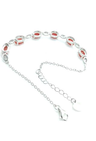 Pulsera Coral Italiano Plata