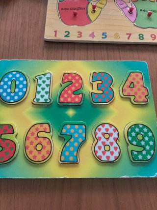 Lote 4 Puzzles Madera Educativos