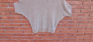 Jersey beige mangas murciélago talla única