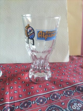 W 33. 04 Bicchieri pubblicitari vintage da collez.