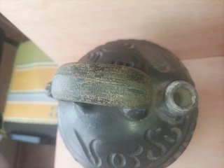 Botijo cerámica negro Verdú Roca Caus
