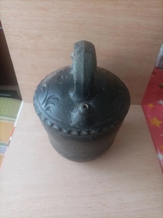 Botijo cerámica negro Verdú Roca Caus