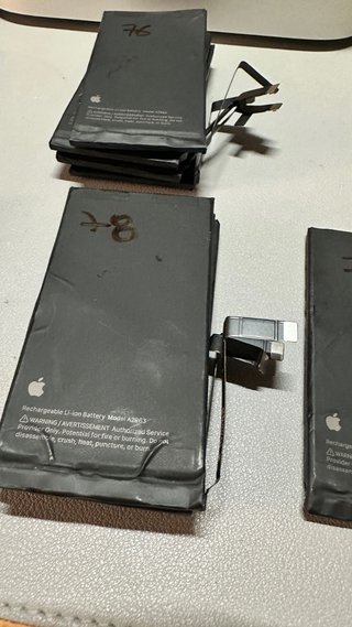 Lote 9 Baterias iPhone 14- Original Apple 