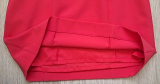 Vestido fiesta niña lazo rojo