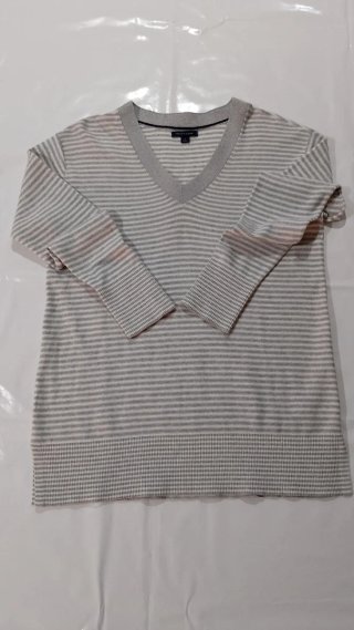 Maglioncino Tommy Hilfiger V-neck a righe M