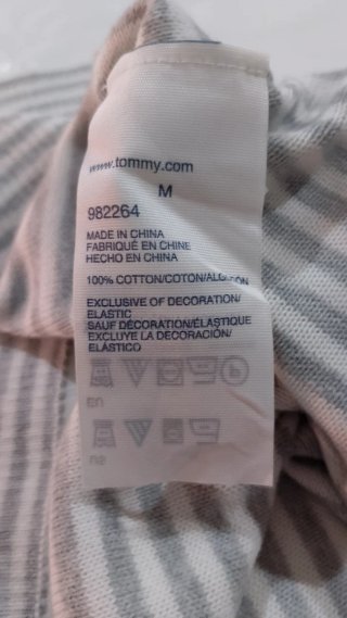 Maglioncino Tommy Hilfiger V-neck a righe M