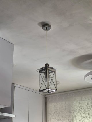 Farol colgante Leroy Merlin cromado