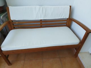 Conjunto Terraza/Jardín Madera y Cristal